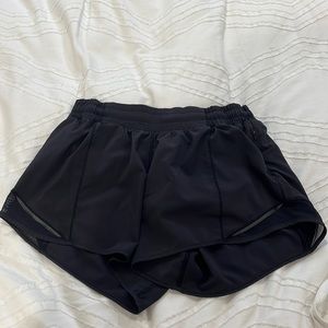 Size 8 Lululemon black shorts
